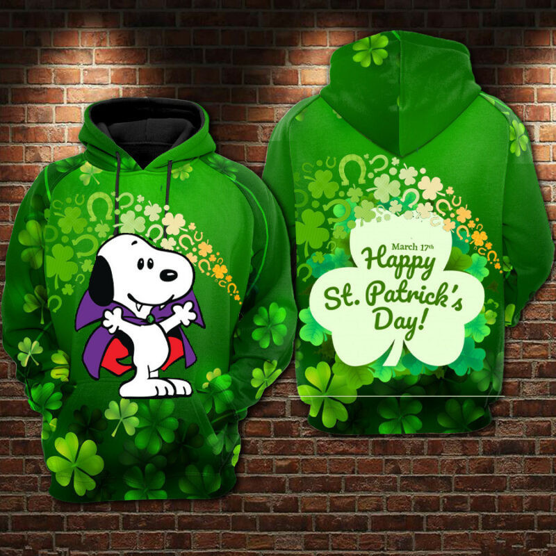 Snoopy Patrick's Day - Hoodies 19