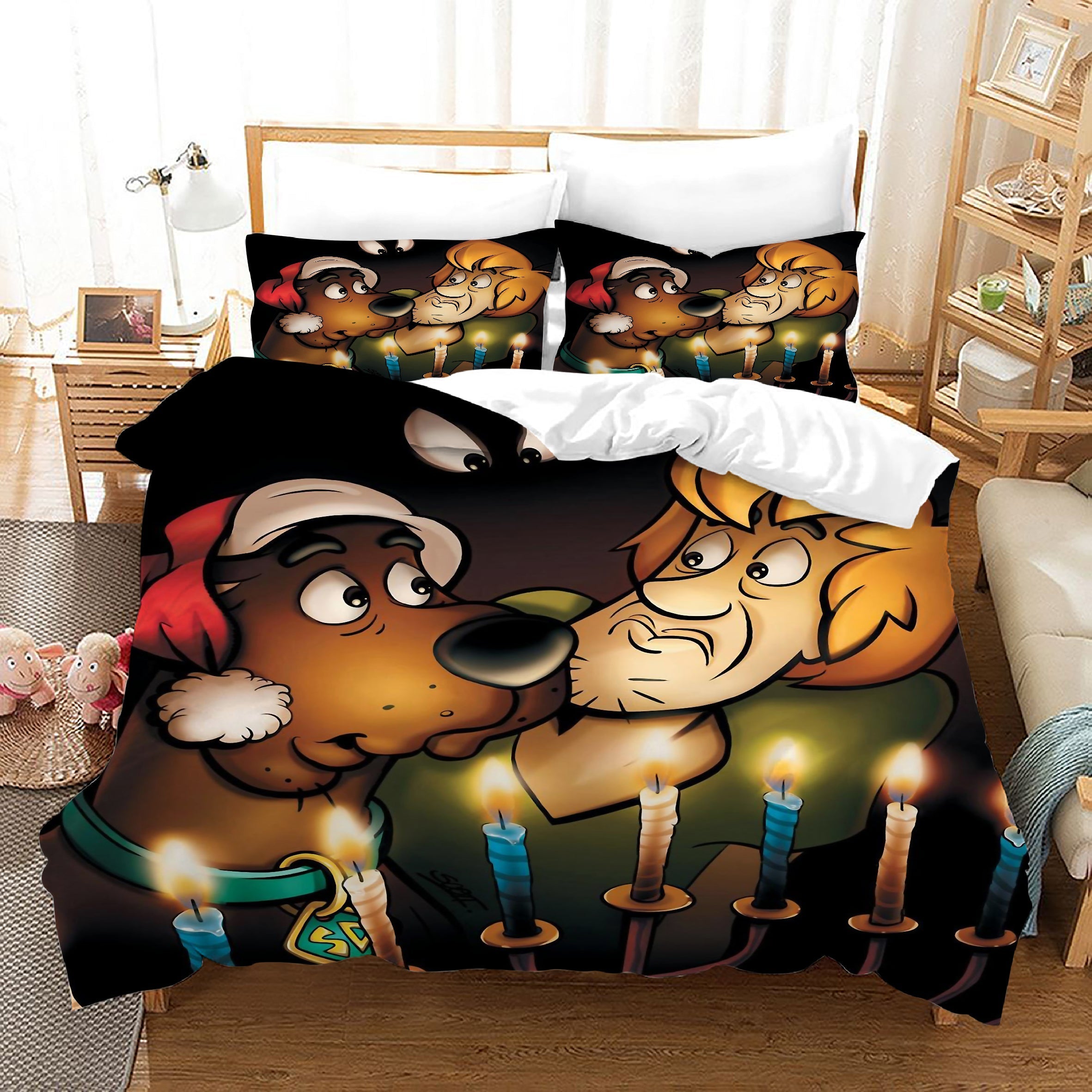 Scooby Doo Bedding Set Scooby Doo And Shaggy Celebrate Birthday Duvet Covers