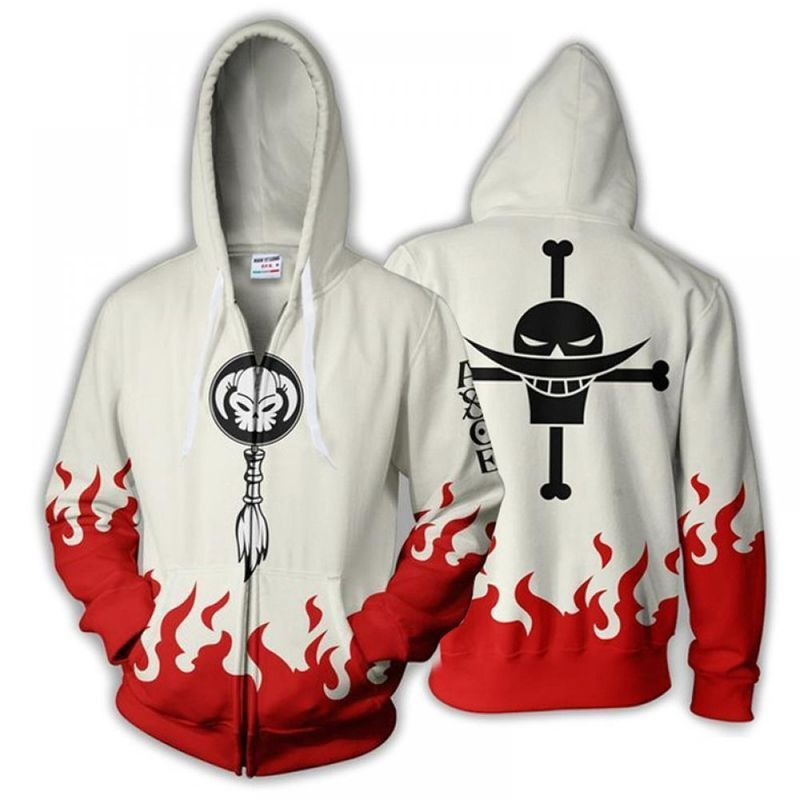 Anime One Piece Over Print 3d Hoodie Zip Hoodie 21