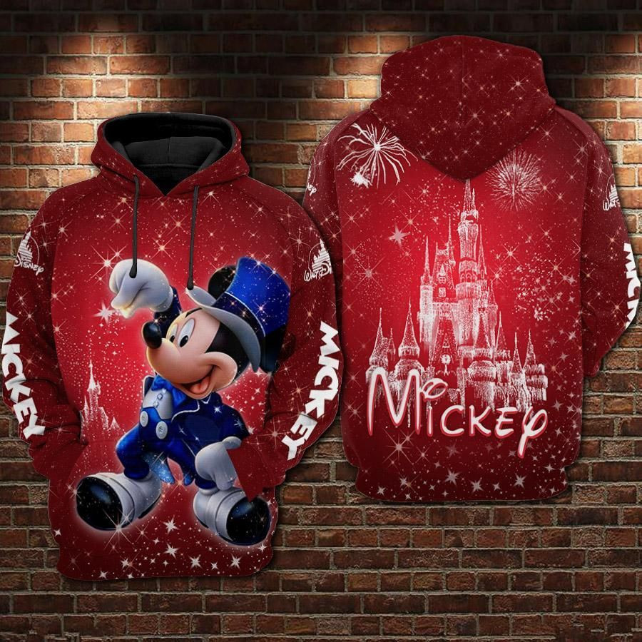 Mickey Mouse Movies Over Print 3d Hoodie Zip Hoodie 292