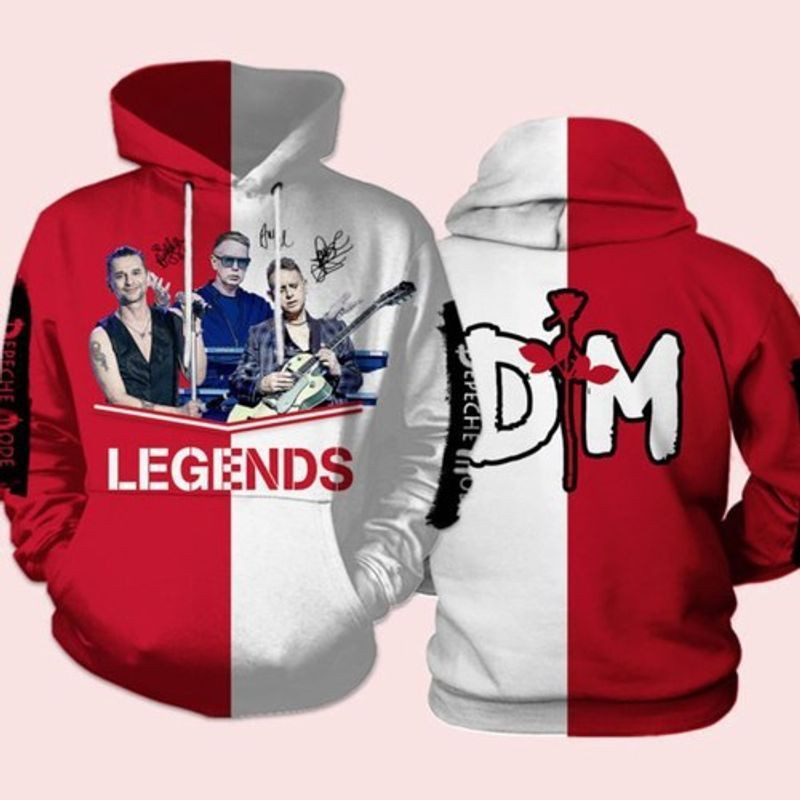 Depeche Mode Legends All Over Printed Custom 3d Hoodie