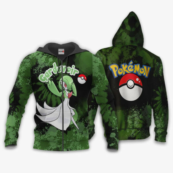 Gardevoir Anime Pokemon Tie Dye Style 1k769 Cartoon Graphic Outfits Aop 3d Hoodie, Zip Hoodie 743