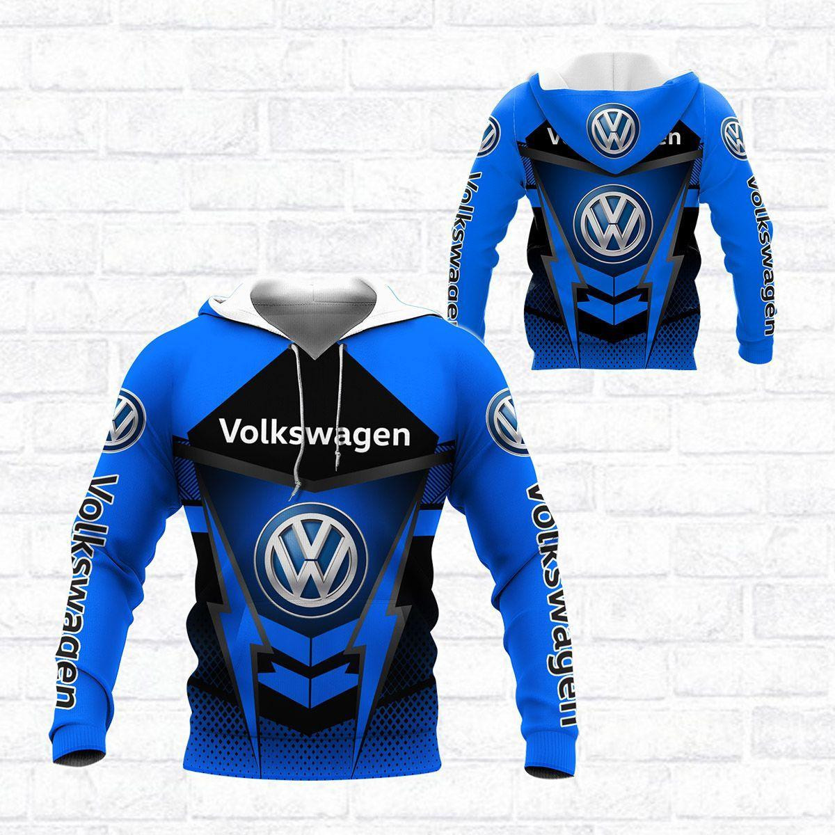 Volkswagen Shirt 465, 3d Hoodie Zip Hoodie