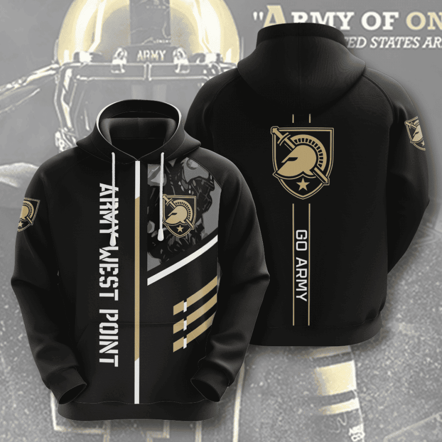 Army Black Knights 3D All Over Print Hoodie & Zip Hoodie