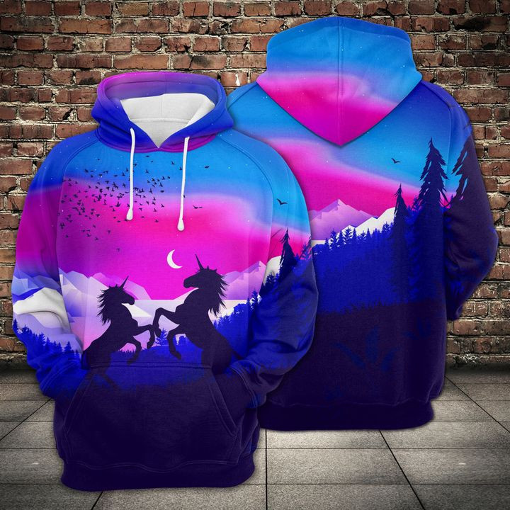 Unicorn 3D All Over Print Hoodie & Zip Hoodie