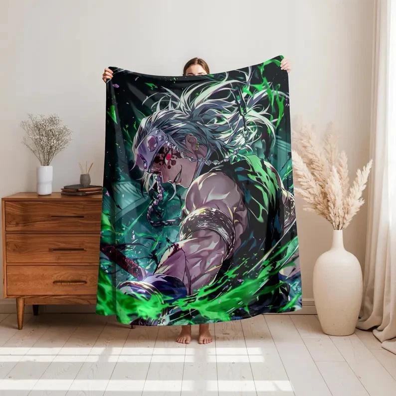 Anime Demon Fleece Sherpa Blanket
