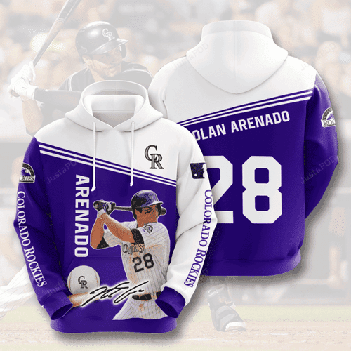 COLORADO ROCKIES Nolan Arenado 3D All Over Print Hoodie & Zip Hoodie