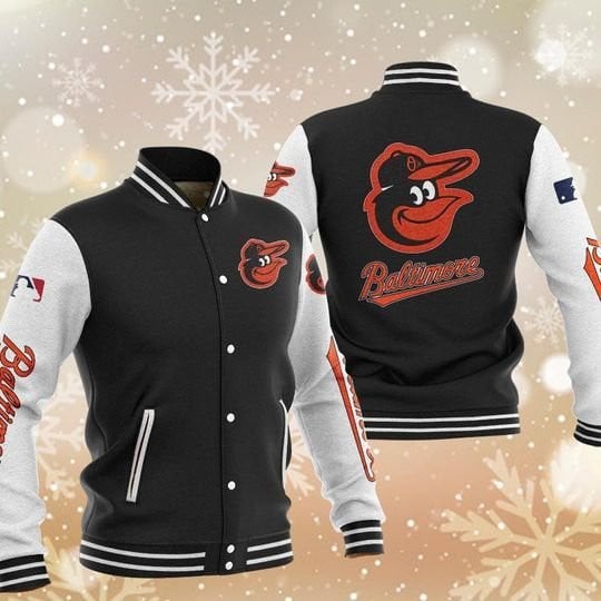 Baltimore Orioles Black Baseball Jacket