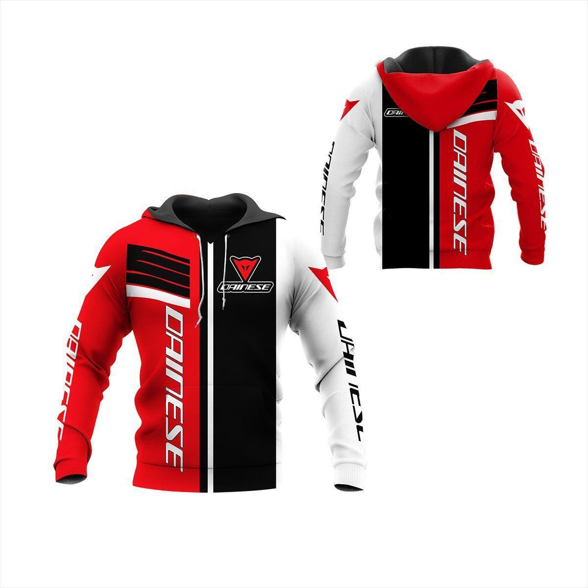 Dainese Shirt 129, 3d Hoodie Zip Hoodie