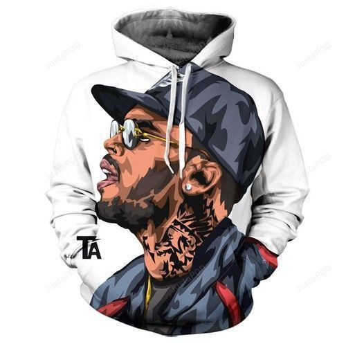 Chris Brown 3D All Over Print Hoodie & Zip Hoodie