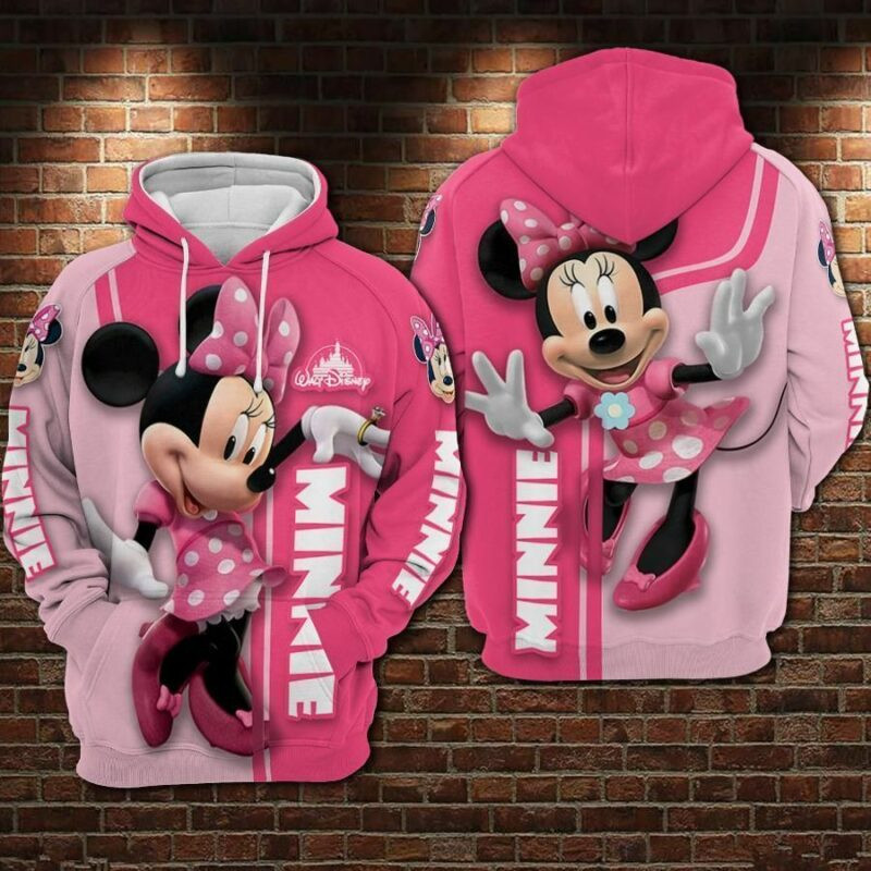 Minnie Mouse 3d01 Hoodie All Over 3d Printed Hoodie