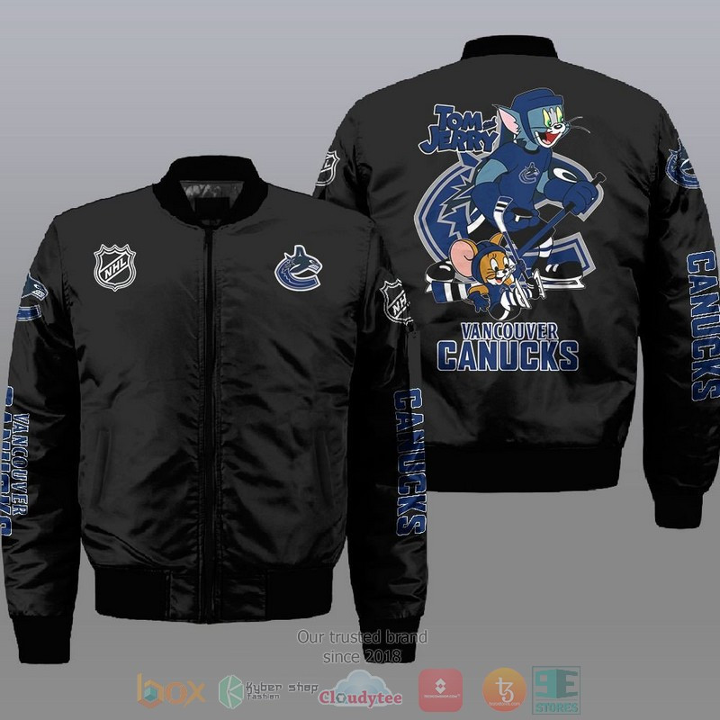 Vancouver Canucks Tom And Jerry Bomber Jacket