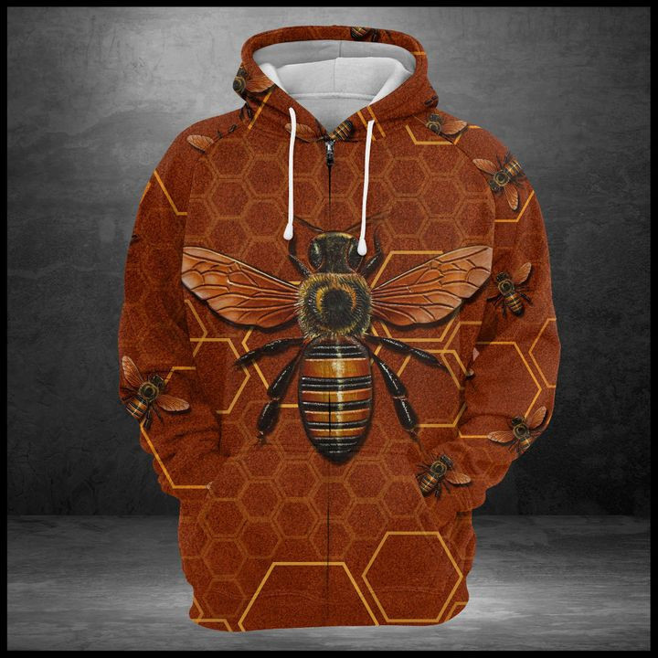 Bee Queen 3D All Over Print Hoodie & Zip Hoodie