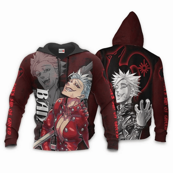 Fox’s Sin Of Greed Ban Seven Deadly Sins  3d Hoodie Zip Hoodie