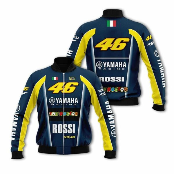 Valentino Rossi Vr46 Yamaha Racing Bomber Jacket 824 204