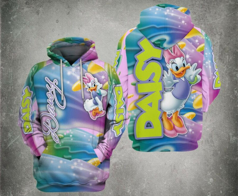 Daisy Duck Multicolor 3d Hoodie Zip Hoodie