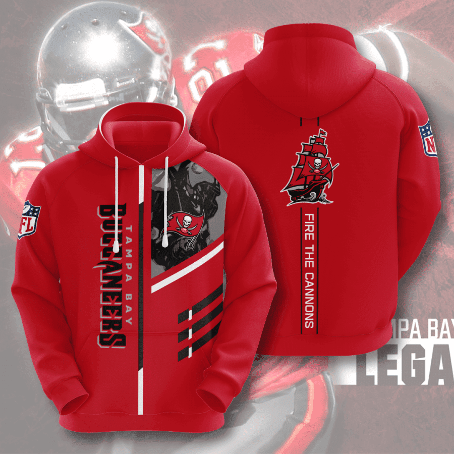 Tampa Bay Buccaneers 3D All Over Print Hoodie & Zip Hoodie