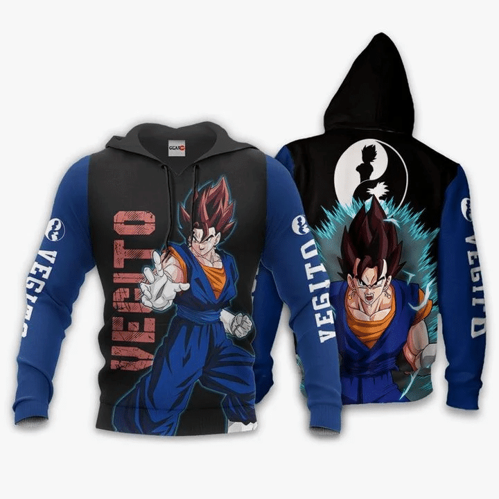 Vegito Dragon Ball  3d Hoodie Zip Hoodie