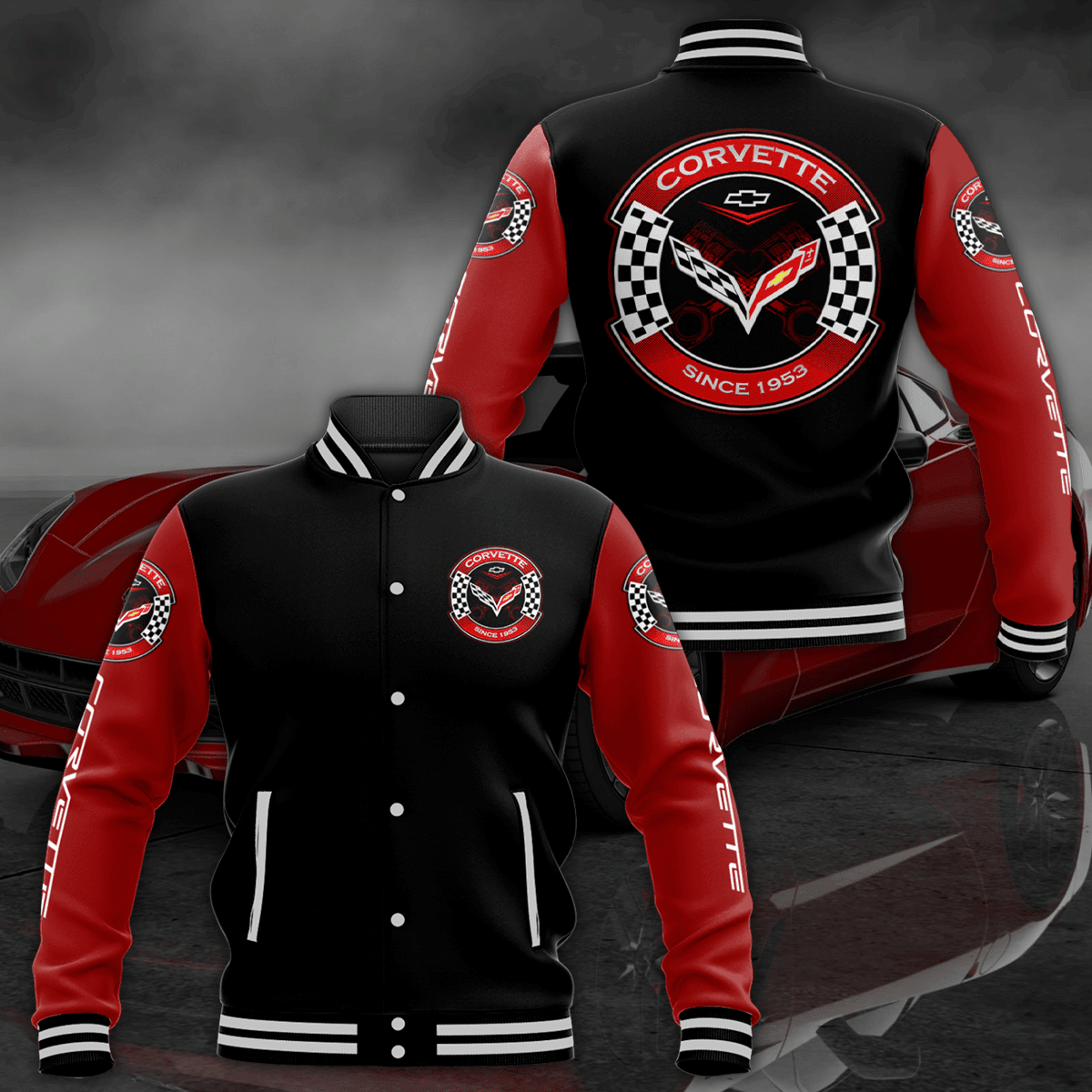 Corvette Baseball Jacket