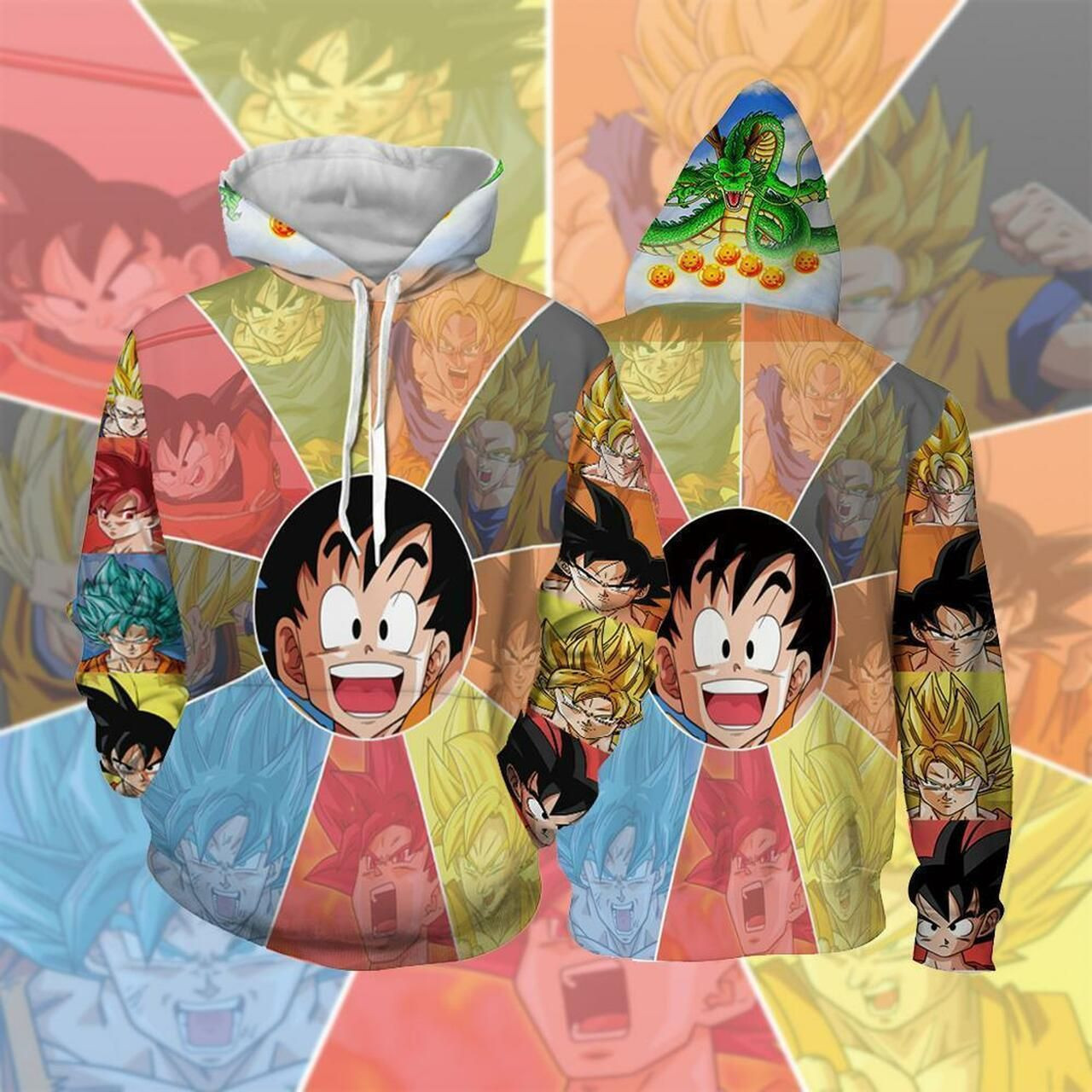 Son Goku Dragon Ball 3D All Over Print Hoodie & Zip Hoodie