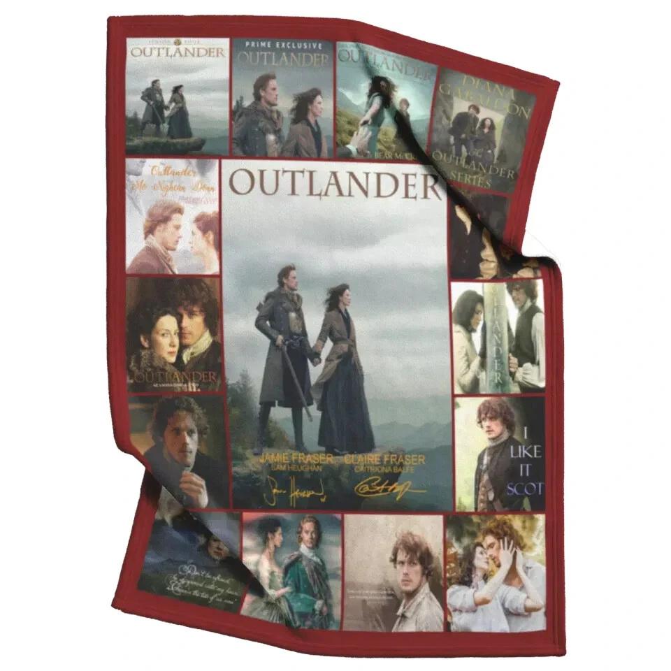 Outlander TV Series Fleece Sherpa Blanket