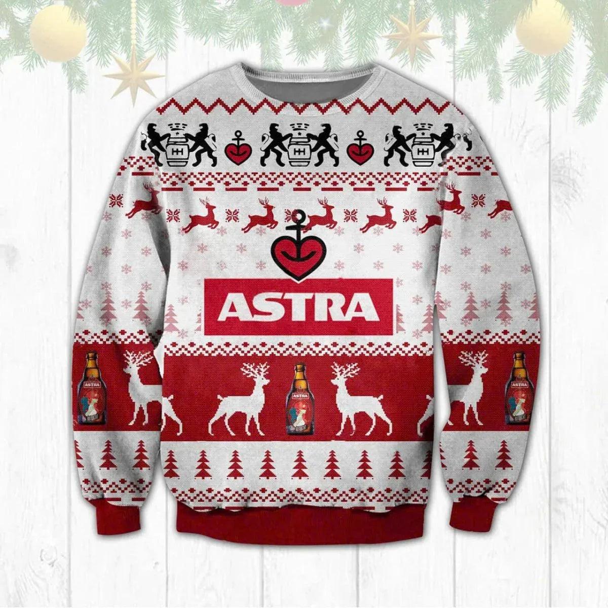 Astra Reindeer Ugly Christmas Sweater