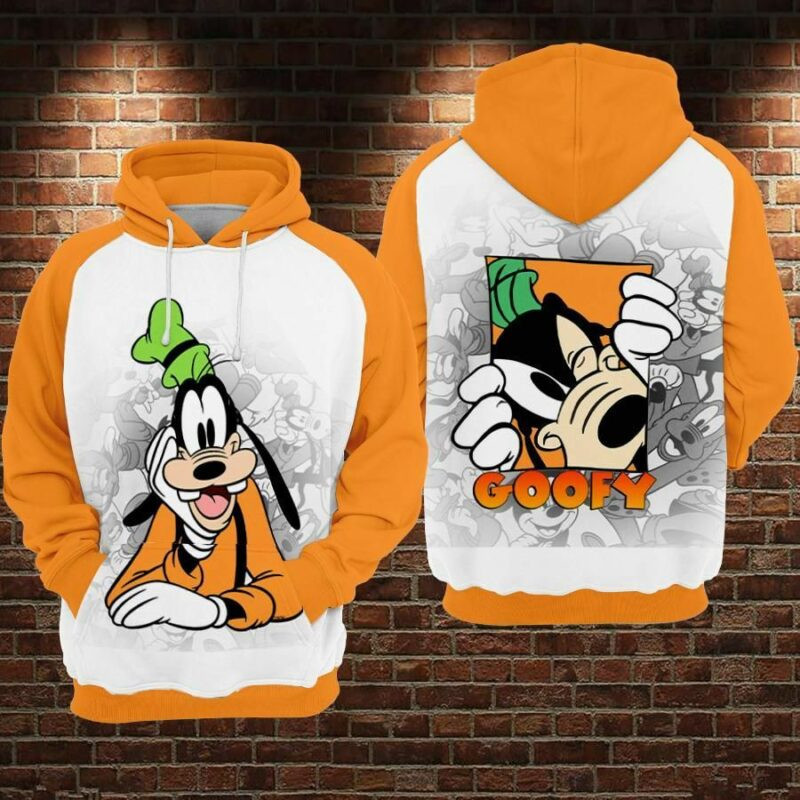 Goofy Movie 1 Over Print 3d Hoodie Zip Hoodie