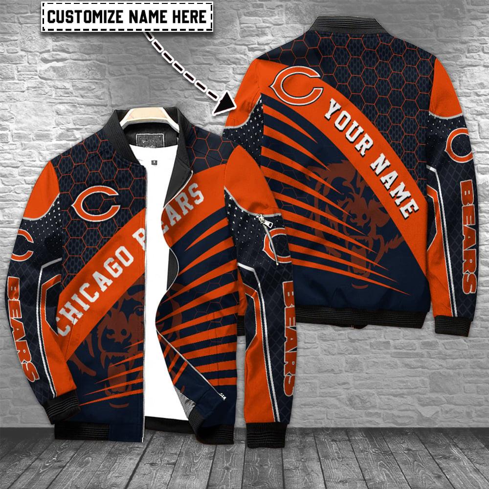 Chicago Bears Personalized Bomber Jacket BGBBJ956