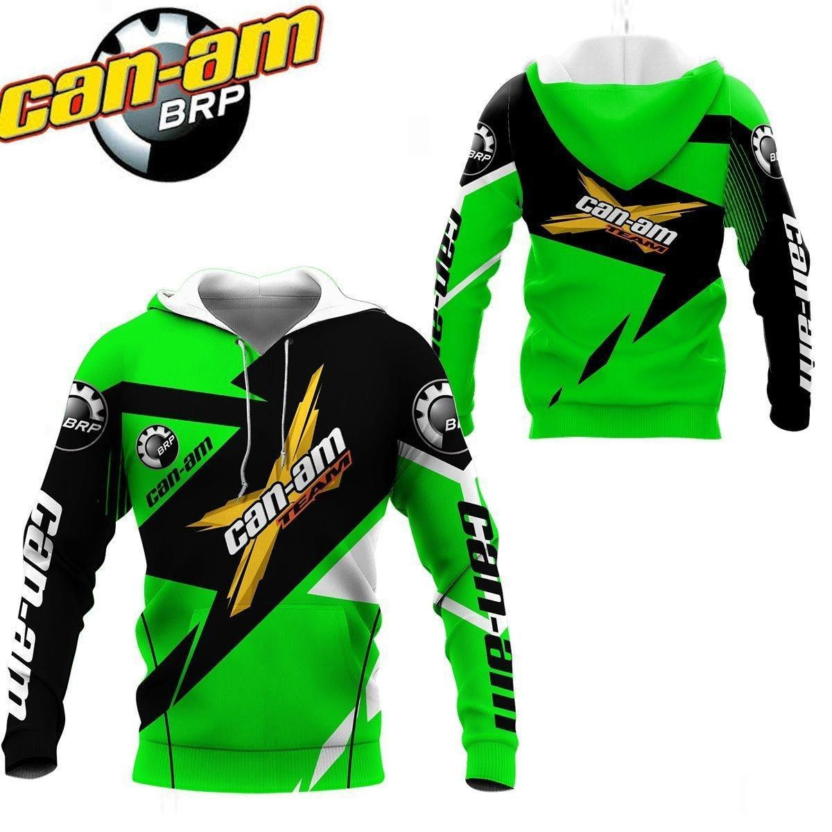 Can-am Brp Shirt 40, 3d Hoodie Zip Hoodie