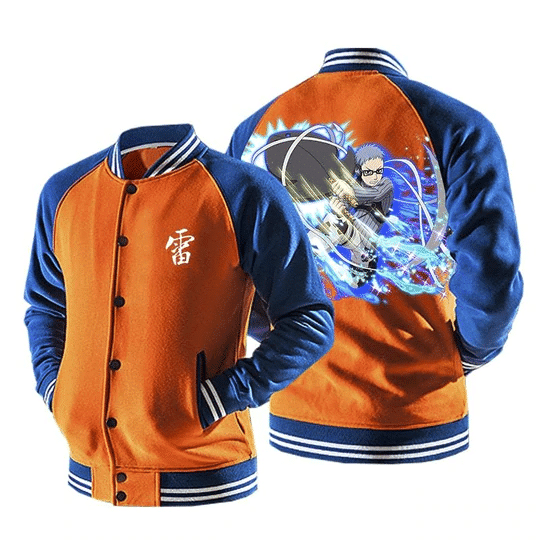 Naruto Chojuro Kirigakure 7 Ninja Swordsmen 3 Baseball Jacket 392