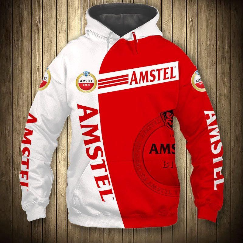 Amstel King Beer 5k406 Cartoon 3d Hoodie Zip Hoodie
