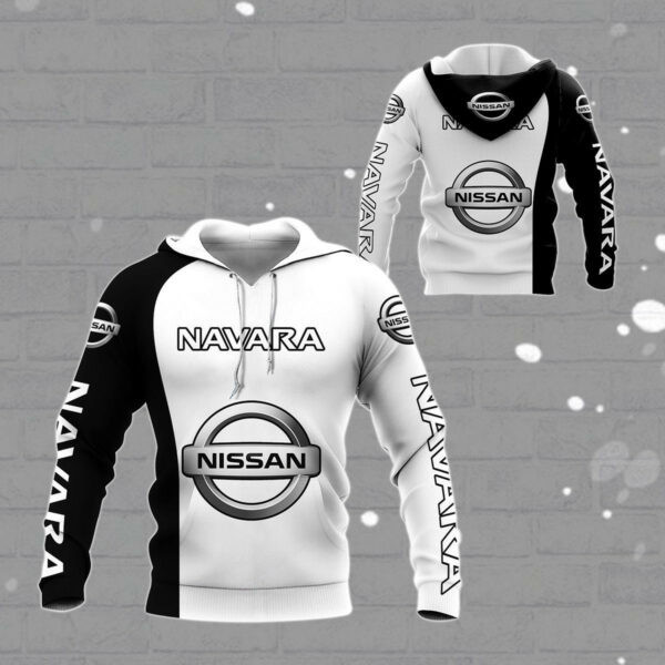 Nissan Navara Shirt 490, 3d Hoodie Zip Hoodie 2374