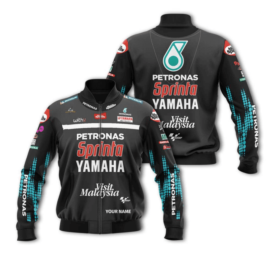 Personalized Petronas Yamaha Srt Motogp Bomber Jacket 821