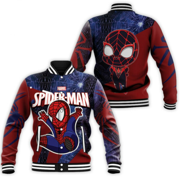 Spider Man Superhero ,gift For Spider Man Fans Baseball Jacket 2 264