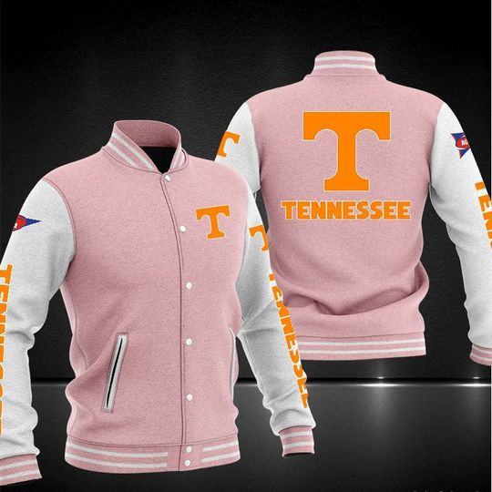 Tennessee Volunteers Pink Baseball Jacket