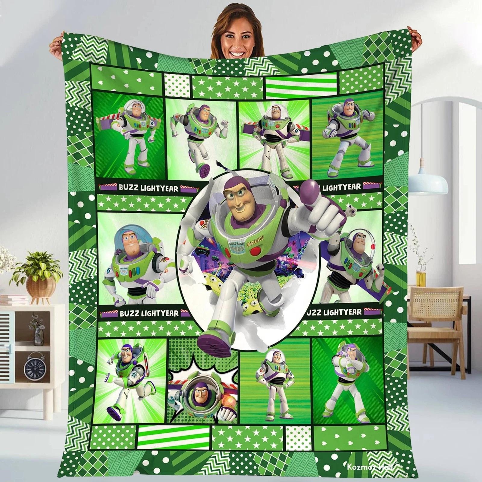 Toy Story Buzz Lightyear Blanket Lightyear Fleece Sherpa Blanket