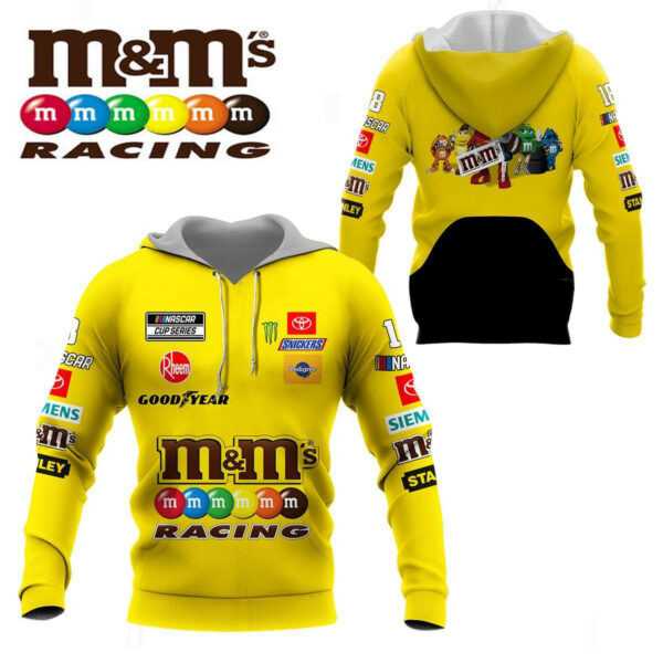 M M Nascar Racing Shirt 642, 3d Hoodie Zip Hoodie 756