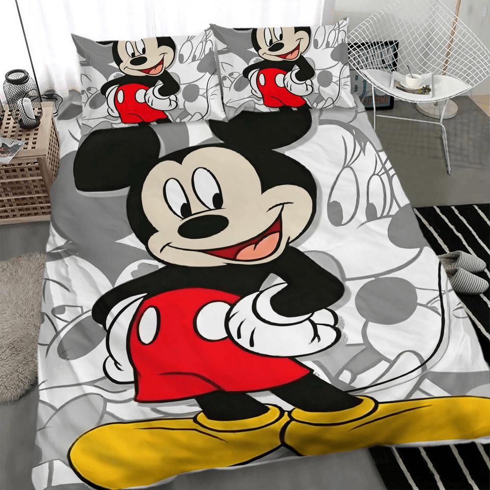 MM Bedding Set DN MM With Minnie Background Duvet Covers