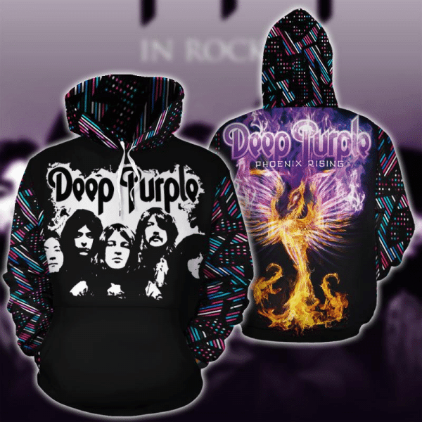 Deep Purple Music Band Thank You For The Memories 2k564 Lover Gift ,deep Purple Music Band All Over Print 3d Hoodie
