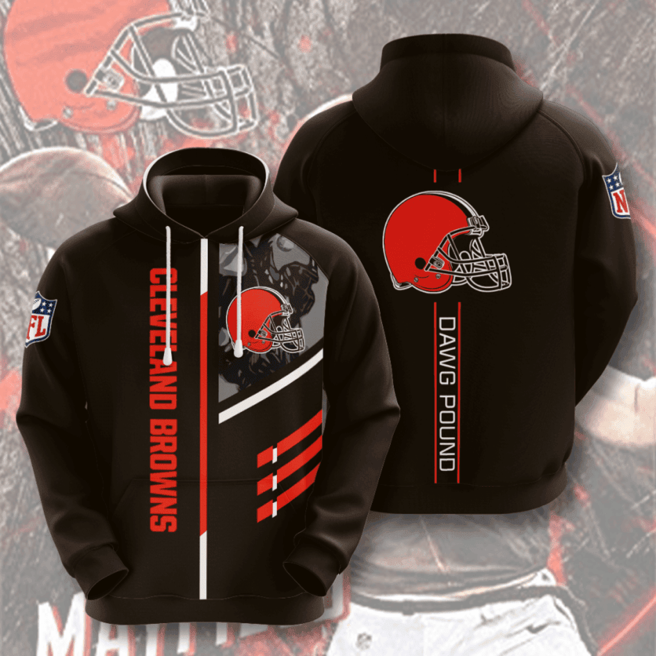 Cleveland Browns American Football 3D All Over Print Hoodie & Zip Hoodie