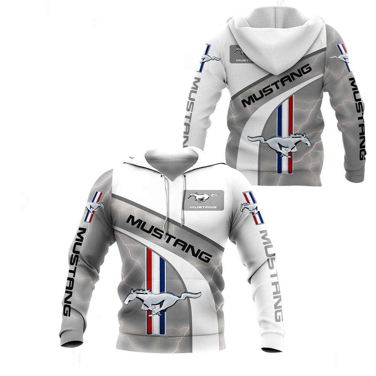 Ford Mustang Luxury Car 8k202 3d Zip Hoodie Hoodie Ii0