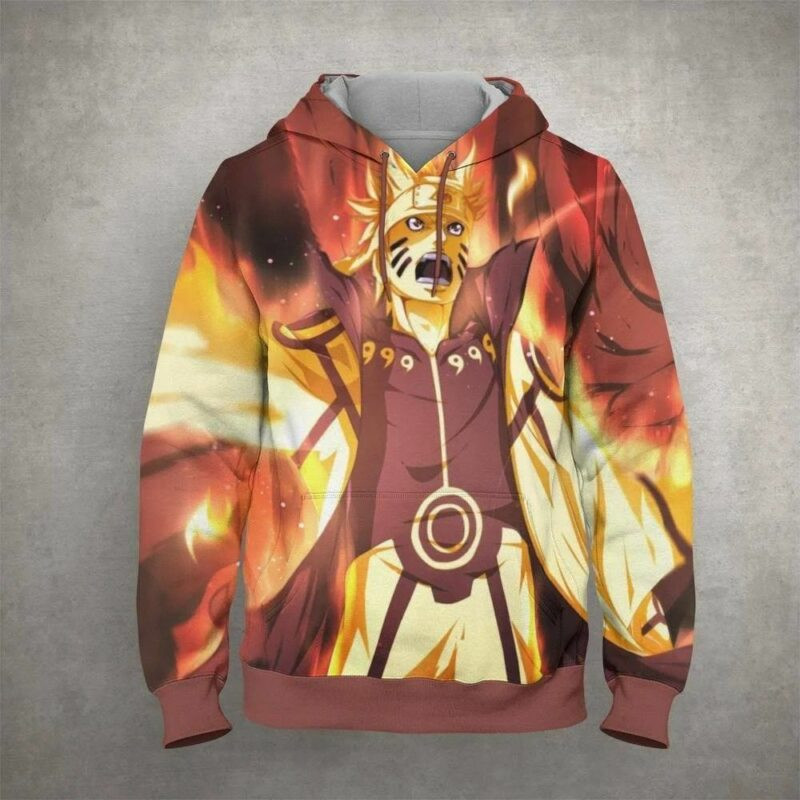 Naruto 3 Gift Over Print 3d Hoodie Zip Hoodie