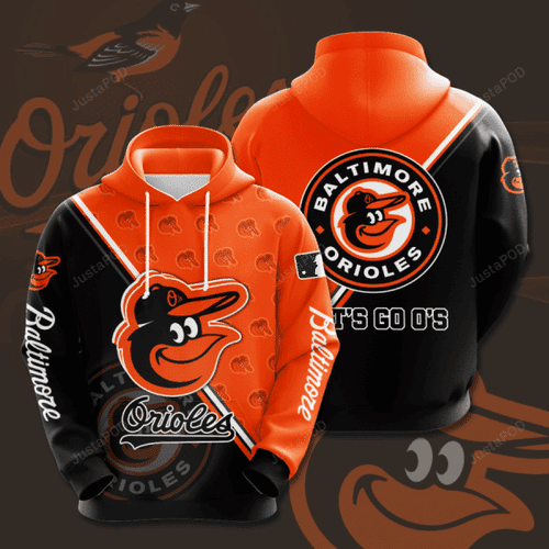 Baltimore Orioles Ncaa Football 3D All Over Print Hoodie & Zip Hoodie