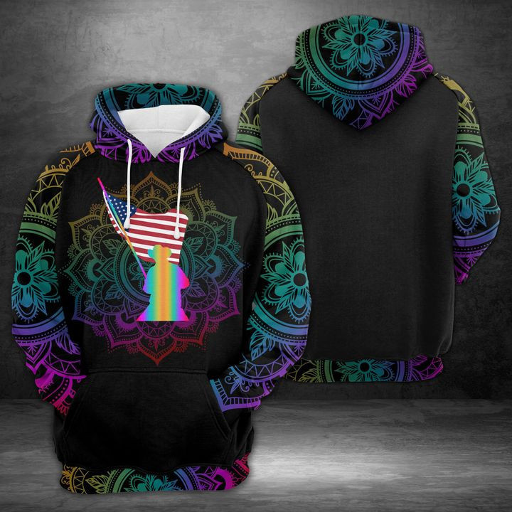 American Cowboy 3D All Over Print Hoodie & Zip Hoodie