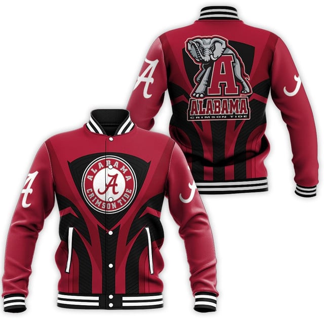 Alabama Crimson Tide Baseball Jacket V4