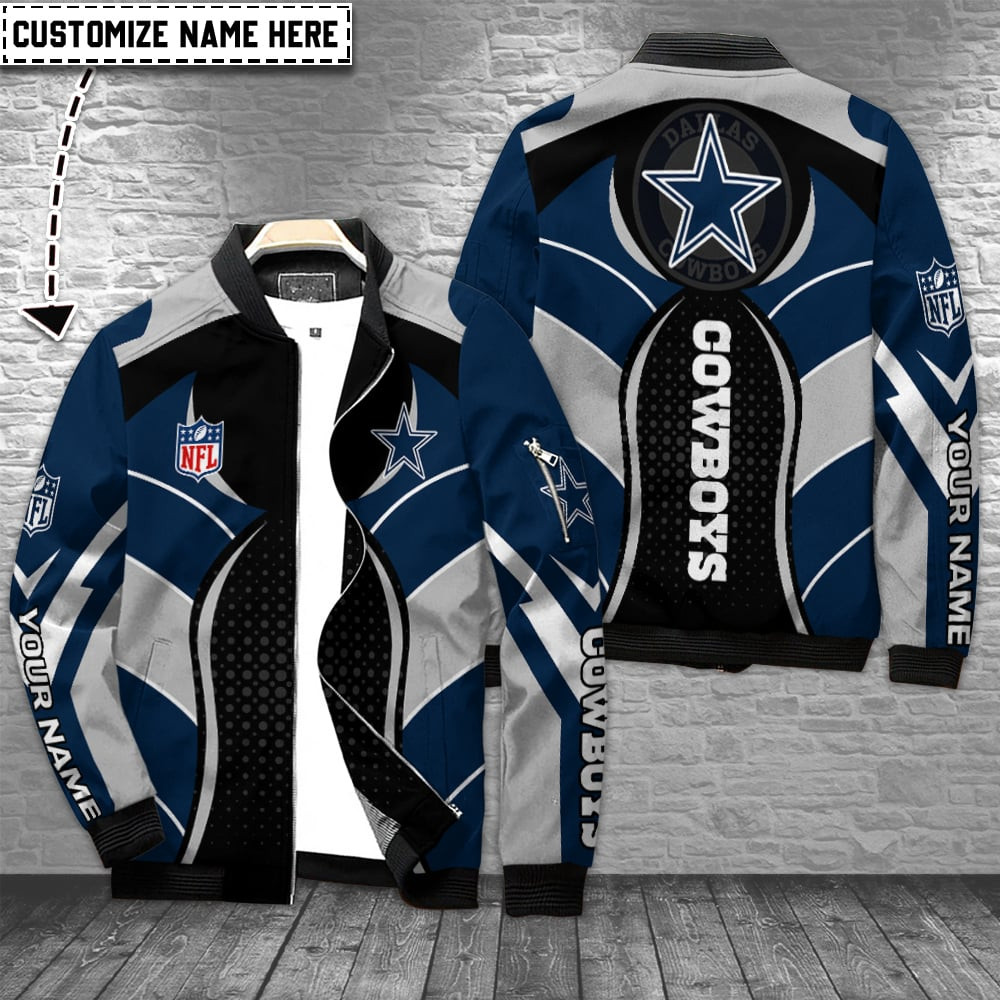 Cowboys Personalized Bomber Jacket BG941