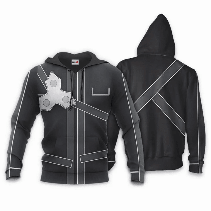 Sword Art Online Kirito 3d Hoodie Zip Hoodie