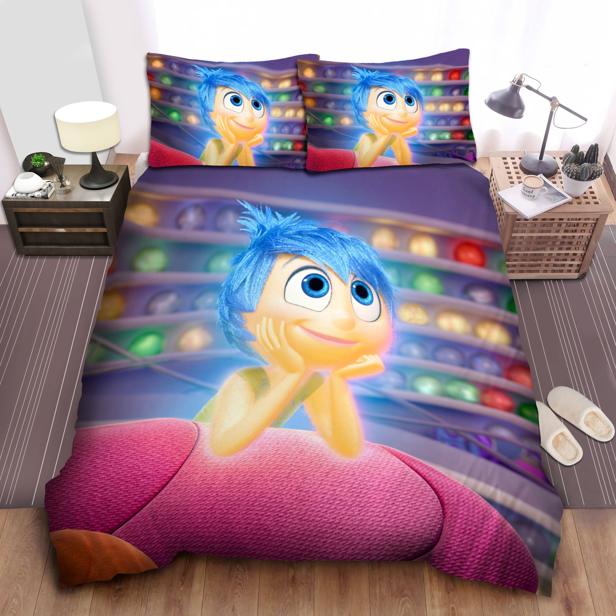 Inside Out Bedding Set DN Joy Emotion Of Riley Duvet Covers