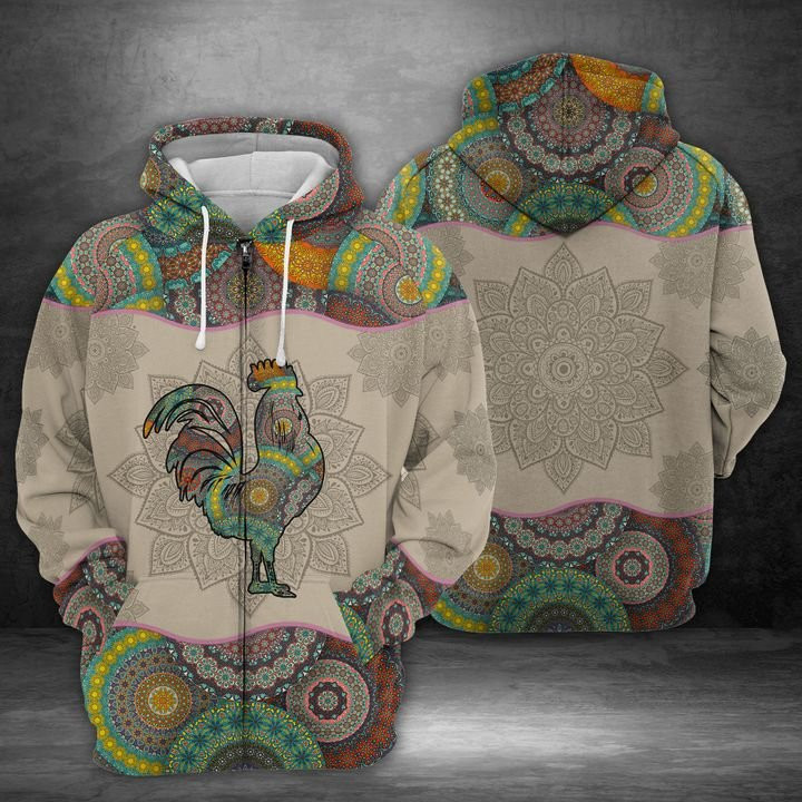 Rooster 3D All Over Print Hoodie & Zip Hoodie