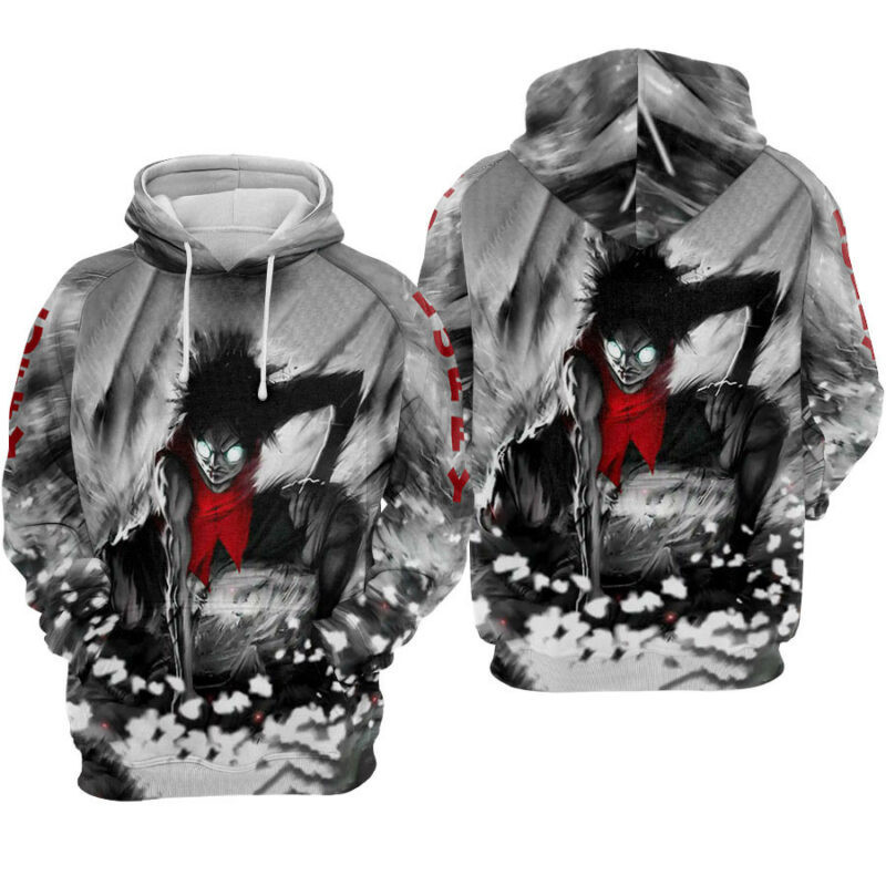 One Piece Luffy Hoodie Zip Hoodie